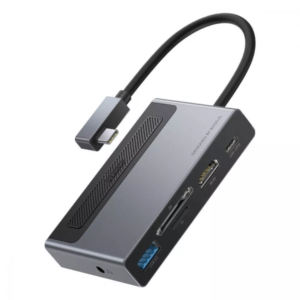 USB-Хаб Baseus Magic Multifunctional Type-C with a Retractable Clip Standard Edition
