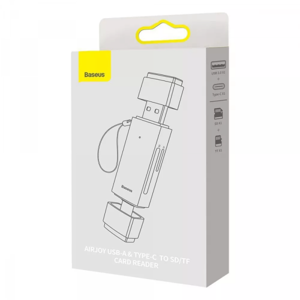 Кард рідер Baseus Lite Series USB-A & Type-C to SD/TF