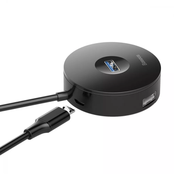 USB-Хаб Baseus Round Box Type-C to USB 3.0 + 3USB 2.0