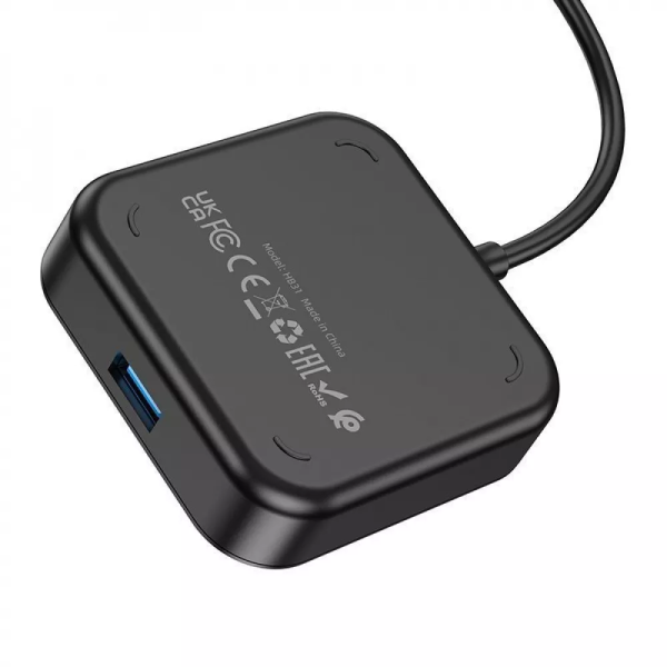 USB-Хаб Hoco HB31 4 in 1 (Type-C to 4xUSB3.0) (0.2m)