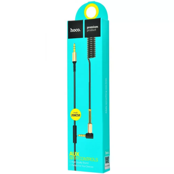 Кабель AUX Hoco UPA02 With Mic (2m)