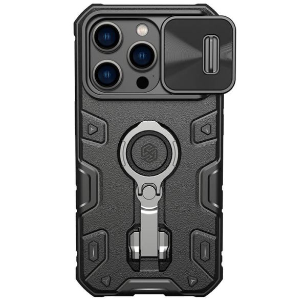 TPU+PC чехол Nillkin CamShield Armor Pro no logo (Шторка на камеру)