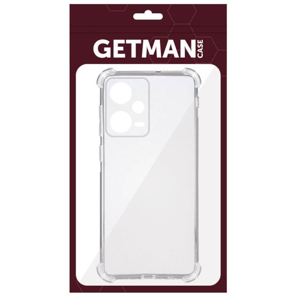 TPU чохол GETMAN Ease logo з посиленими кутами