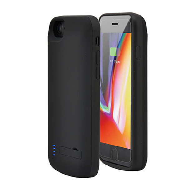 Чохол-акумулятор для iPhone 6/7/8 5500mah Black з ніжкою