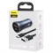 Автомобільне ЗУ Baseus Golden Contactor Pro 40W USB + Type-C (з Cable Type-C 5A (1m)) dark gray