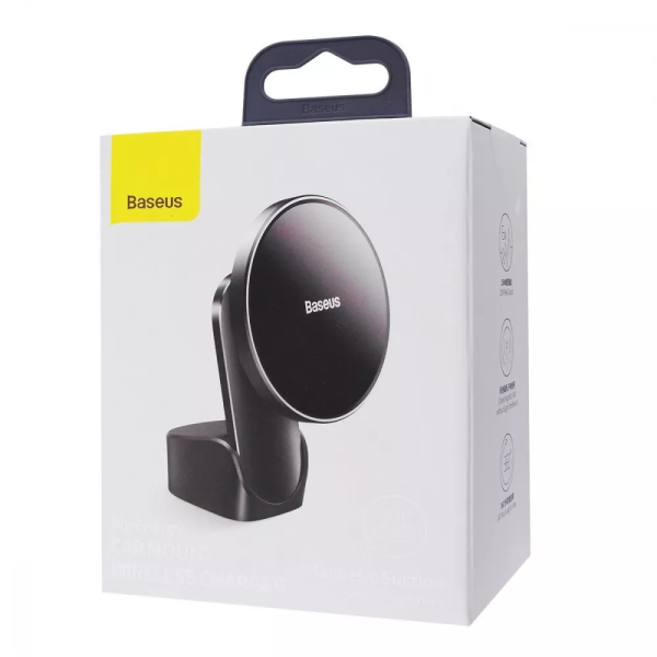 Автоутримувач з бездротовою зарядкою Baseus Big Energy 15W black