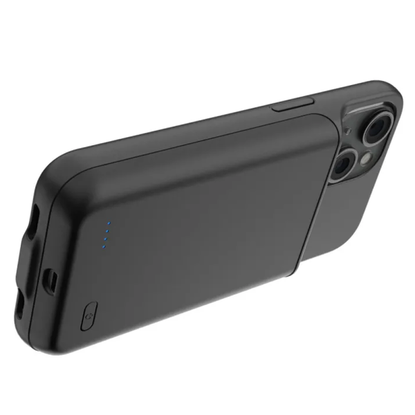 Чехол-зарядка для iPhone 15 Plus 6000 mAh black