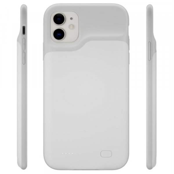 Чехол-аккумулятор для iPhone 12/12 Pro (6000 mAh) White