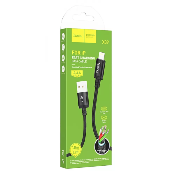 Кабель Hoco X89 Wind Lightning (1m)