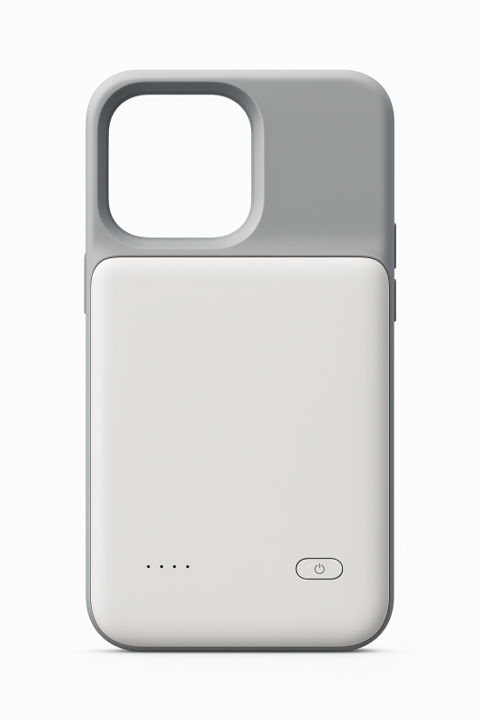 Чохол-акумулятор для iPhone 15 Pro 6800 mAh White