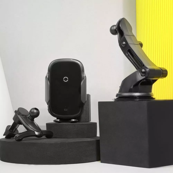 Автоутримувач з бездротовою зарядкою Baseus Light Electric 15W black