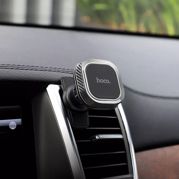 Автодержатель Hoco CA52 Intelligent Air Outlet black/gray