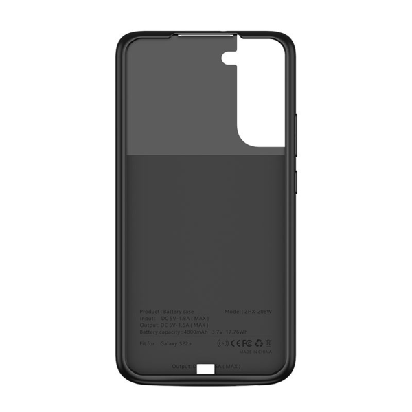 Чохол-акумулятор для Samsung Galaxy S22 4800 mAh Black