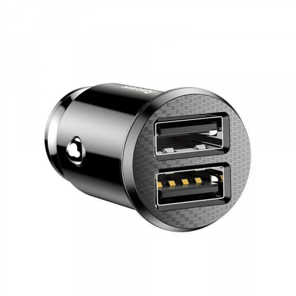 Автомобільне ЗУ Baseus Grain 3.1A 2USB white