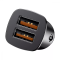 Автомобильное ЗУ Baseus Square Metal QC 3.0 30W 2USB black