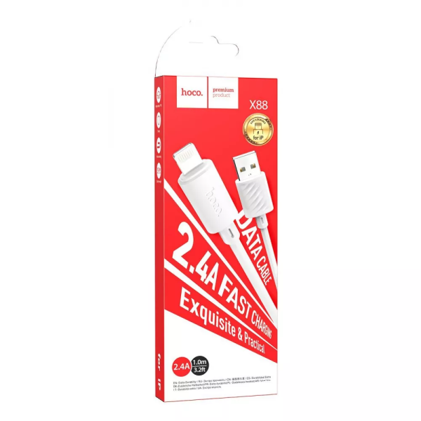 Кабель Hoco X88 Magic silicone Lightning (1m)