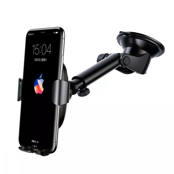Автоутримувач із бездротовою зарядкою Baseus Gravity Car Mount (Osculum Type) 1.7A black