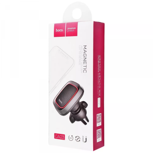 Автотримач Hoco CA23 Lotto Series Magnetic Air Vent black