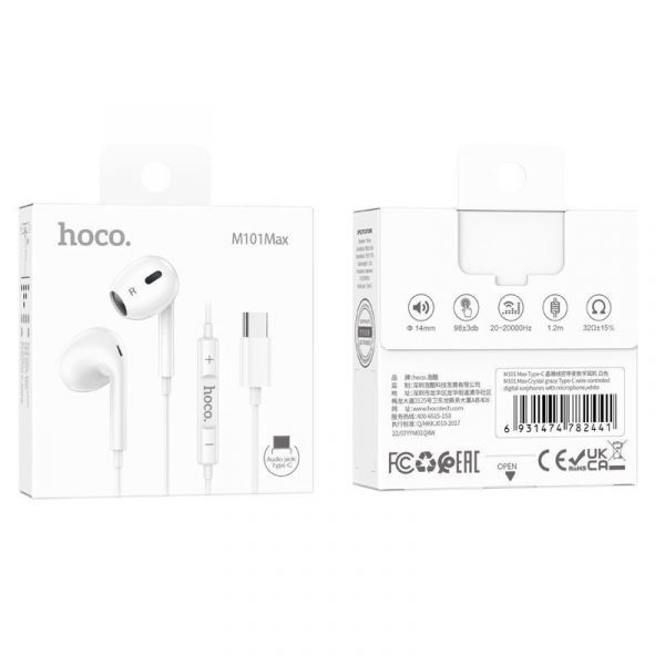 Стерео навушники Hoco M101 Max Type-C
