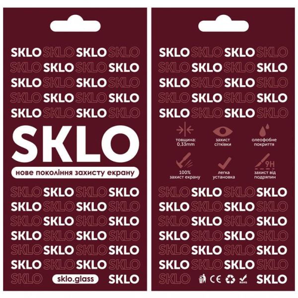 Захисне скло SKLO 3D (full glue) для Samsung Galaxy M23 5G/M33 5G/M13 4G