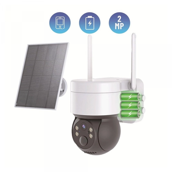 IP-камера уличная поворотная XON SmartCamera (NCBE21Y) Wi-Fi Solar 7200mAh (1080P) White
