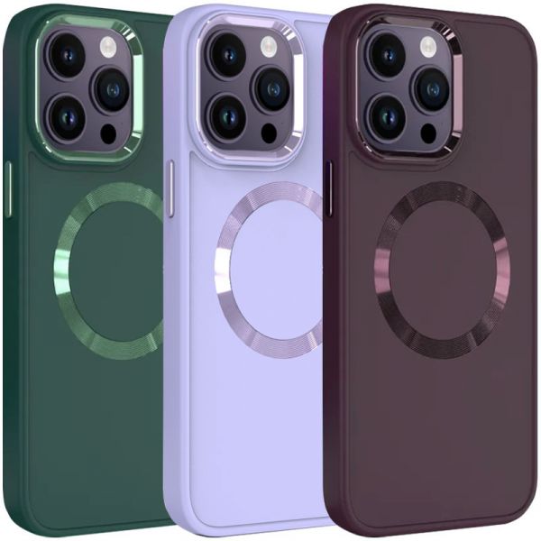 TPU чехол Bonbon Metal Style with MagSafe