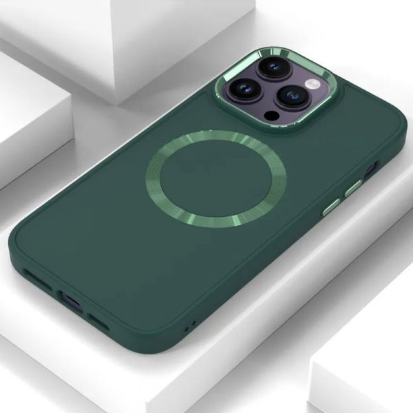 TPU чехол Bonbon Metal Style with MagSafe