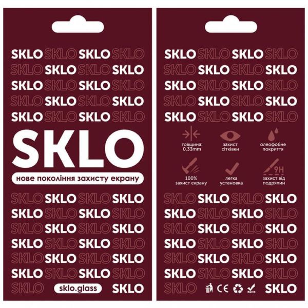 Защитное стекло SKLO 3D (full glue) для Realme 9 4G / 9 Pro+