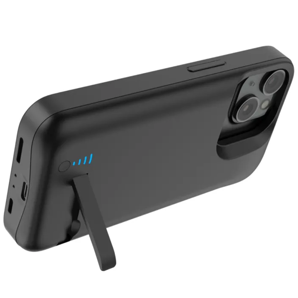Чохол-зарядка для iPhone 15 5000 mAh black