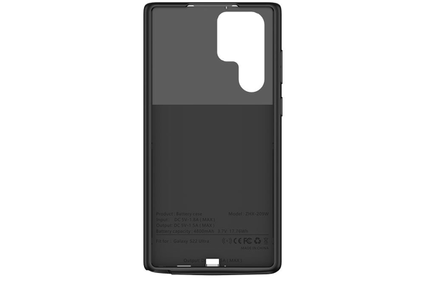 Чохол-акумулятор Samsung S22 Ultra (4800 mAh) Black