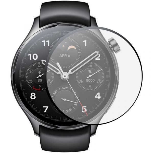 Полімерна плівка 3D (full glue) (тех.пак) для Xiaomi Watch S1 Pro