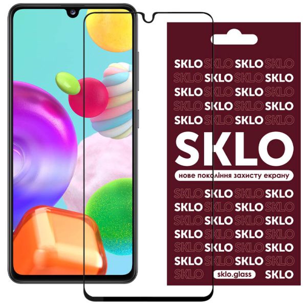 Захисне скло SKLO 3D (full glue) для Oppo A17/A17k