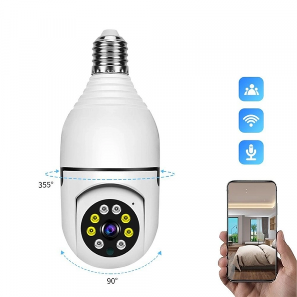 IP-камера цокольна поворотна XON SmartCamera (UBWE21V) Wi-Fi (2MP) White