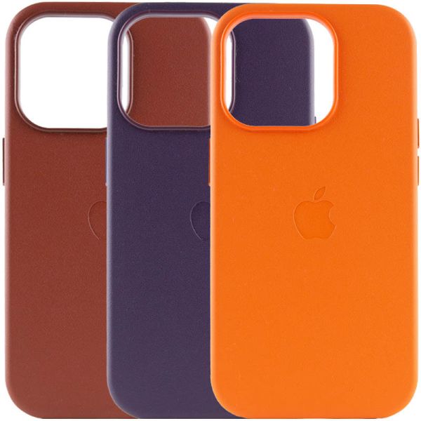 Шкіряний чохол Leather Case (AAA) with MagSafe