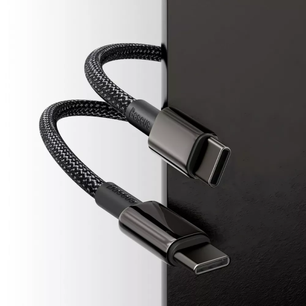 Кабель Baseus Tungsten Gold Type-C to Type-C 100W (1m)