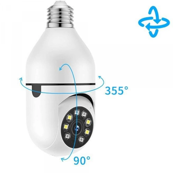 IP-камера цокольная поворотная XON SmartCamera (UBWE21Y) Wi-Fi (1080P) White