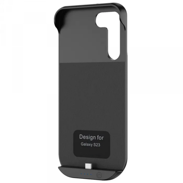 Чехол-аккумулятор для Samsung S23 5000 mAh Black