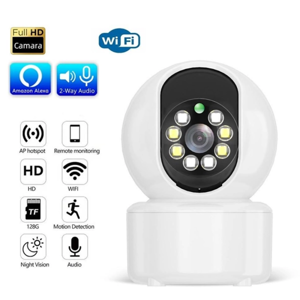 IP-камера кубічна поворотна XON SmartCamera (BTWE21Y) Wi-Fi (1080P) White