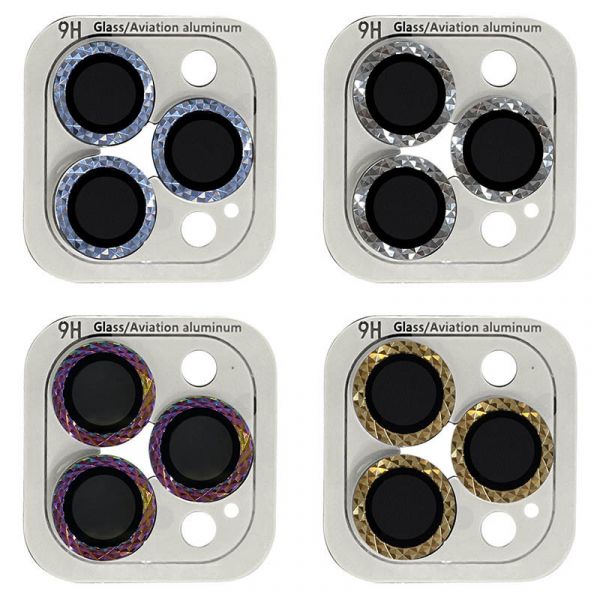 Захисне скло Metal Shine на камеру (в упак.) Apple iPhone 13 Pro / 13 Pro Max