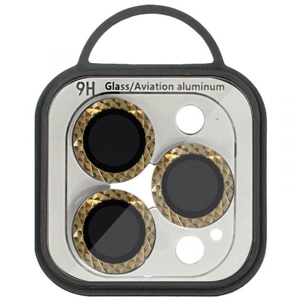 Захисне скло Metal Shine на камеру (в упак.) Apple iPhone 13 Pro / 13 Pro Max