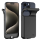 Чохол-зарядка для iPhone 15 Pro Max 6000 mAh black