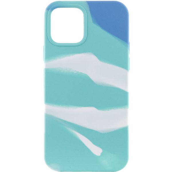 Чохол Silicone case full Aquarelle