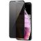 Защитное стекло Privacy 5D Matte (full glue) (тех.пак) для Apple iPhone 11 Pro Max / XS Max (6.5")