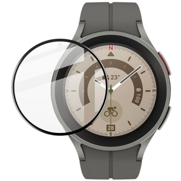 Полимерная пленка 3D (full glue) (тех.пак) для Samsung Galaxy Watch 5 Pro 45mm