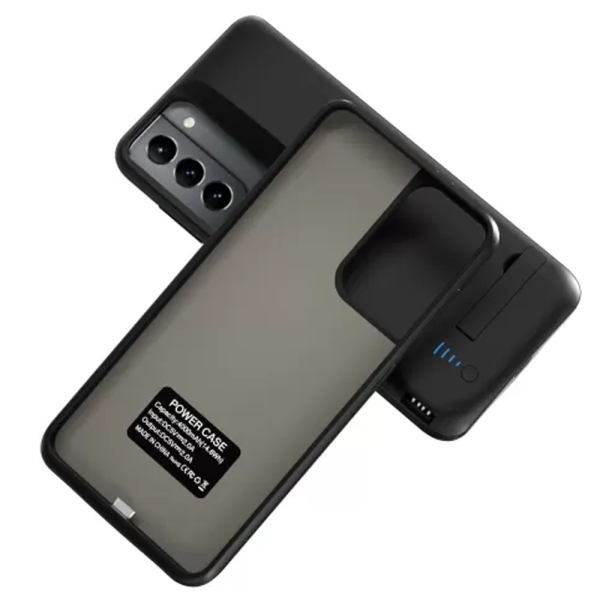 Чохол-акумулятор для Samsung S21 (з ніжкою) (4800 mAh) Black