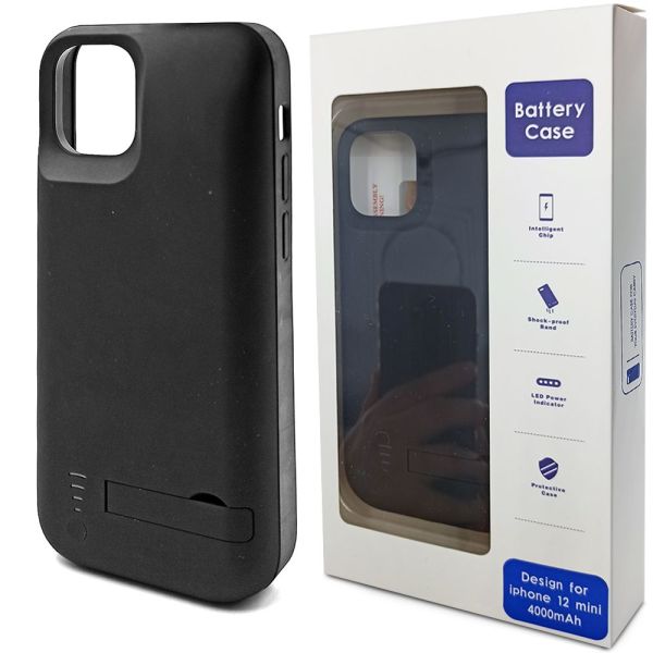 Чохол-акумулятор для iPhone 12 Mini (4000 mAh) Black