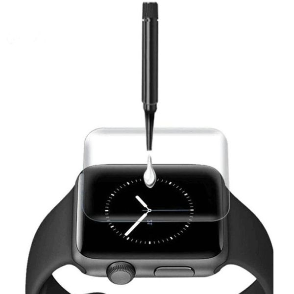 Захисне 3D скло Mocolo з УФ лампою для Apple Watch Series 7/8 (41mm)
