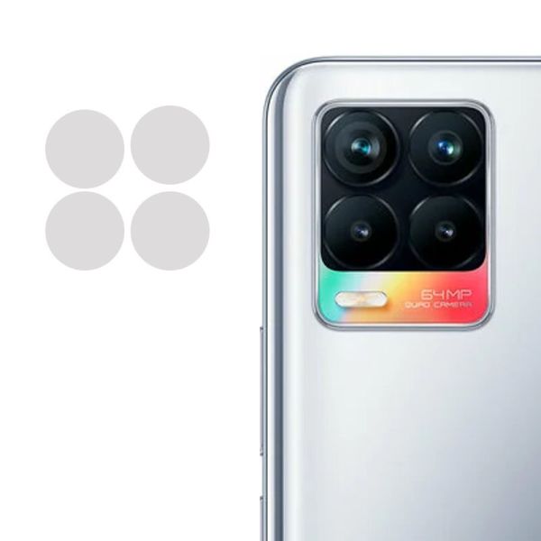 Гнучке захисне скло 0.18mm на камеру (тех.пак) Realme 8 / 8 Pro