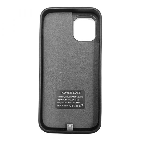 Чехол-аккумулятор для iPhone 12 Mini (4000 mAh) Black