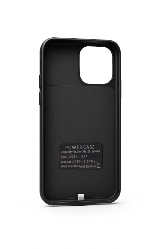 Чохол-акумулятор для iPhone 12/12 Pro 6800 mAh Black